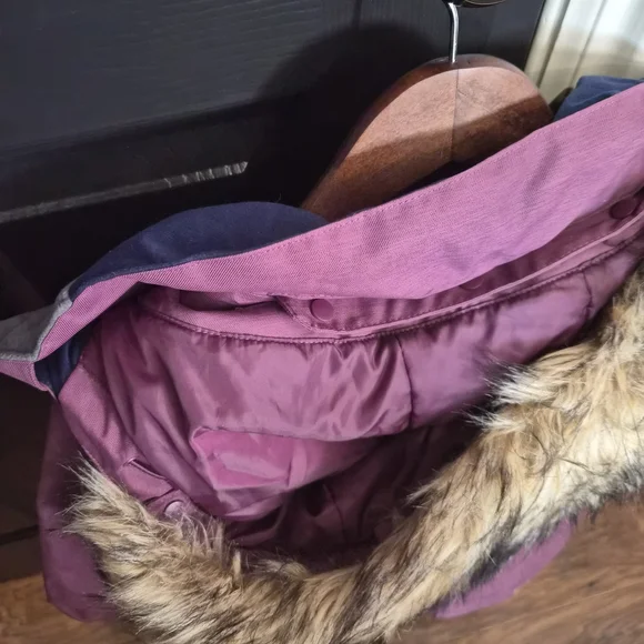 Women's Purple Roxy Meade Snow Jacket S - Picture 9 of 9